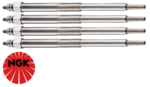 SET OF 4 NGK GLOW PLUGS TO SUIT NISSAN X-TRAIL T30 YD22DDTI TURBO 2.2L I4