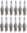 SET OF 12 AUTOLITE SPARK PLUGS TO SUIT BMW L SERIES L7 M73B54 5.4L V12 TILL 12/2000