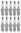 SET OF 10 AUTOLITE SPARK PLUGS TO SUIT DODGE RAM 2500 EWA 8.0L V10