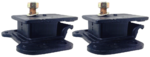 PAIR OF FRONT ENGINE MOUNTS TO SUIT NISSAN PATROL GQ RB30 TB42E TB42S TD42 3.0L 4.2L I6 FROM 02/1991