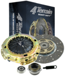 4TERRAIN HEAVY DUTY CLUTCH KIT TO SUIT TOYOTA LANDCRUISER FZJ80R 1FZ-FE 4.5L I6 TILL 01/1995