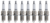 SET OF 8 AUTOLITE SPARK PLUGS TO SUIT AUDI V8 44 PT 3.6L V8