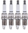 4 X SPARK PLUG FOR HONDA CIVIC EG EK EU ES D15B7 D15Z1 D16Y4 D16Y5 D16Y6 D17A2 D17Z1 1.5L 1.6 1.7 I4