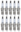 SET OF 8 AUTOLITE SPARK PLUGS TO SUIT MERCEDES BENZ 500SEC C140 M119.970 5.0L V8