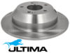 ULTIMA REAR SOLID DISC BRAKE ROTOR SET TO SUIT HYUNDAI SANTA FE DM G4KJ 2.4L I4