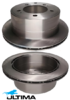 ULTIMA REAR DISC BRAKE ROTOR SET TO SUIT TOYOTA LANDCRUISER GRJ79R 1GR-FE 4.0L V6