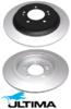ULTIMA REAR SOLID DISC BRAKE ROTOR SET TO SUIT HYUNDAI TUCSON TL TLE G4NA G4NC 2.0L I4