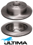 ULTIMA REAR VENTED DISC BRAKE ROTOR SET TO SUIT NISSAN VQ35DE VQ25DD VQ30DD VQ25DET 2.5 3.0L 3.5L V6