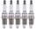 SET OF 5 AUTOLITE SPARK PLUGS TO SUIT VOLKSWAGEN TRANSPORTER T4 ACU 2.5L I5