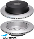 ULTIMA REAR VENTED DISC BRAKE ROTOR SET TO SUIT TOYOTA CELICA ST165R ST185R ST205R 3S-GTE 2.0L I4