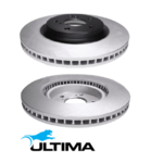 ULTIMA FRONT VENTED DISC BRAKE ROTOR SET TO SUIT HONDA CR-V RW R20Z L15BG TURBO 1.5L 2.0L I4