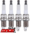 SET OF 4 MACE COPPER CORE SPARK PLUGS TO SUIT MITSUBISHI LANCER CC 4G93T TURBO 1.8L I4