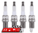 SET OF 4 MACE COPPER CORE SPARK PLUGS TO SUIT TOYOTA CELICA ST185R ST205R 3SGTE 2.0L I4