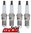 SET OF 4 MACE SPARK PLUGS TO SUIT MAZDA MX-5 NA B6ZE 1.6L I4