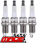 SET OF 4 MACE COPPER CORE SPARK PLUGS TO SUIT MITSUBISHI MAGNA TE TF 4G64 2.4L I4