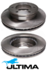 ULTIMA FRONT VENTED DISC BRAKE ROTOR SET TO SUIT FORD G6 WLAT WEAT TURBO DIESEL 2.5L 2.6L 3.0L I4