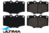 ULTIMA FRONT SEMI-METALLIC BRAKE PADS FOR TOYOTA LANDCRUISER HJ47R HJ60R HJ75R HJ61R 2H 12H-T 4.0 I6