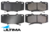 ULTIMA FRONT BRAKE PAD SET TO SUIT TOYOTA HILUX GGN25R 1GR-FE 4.0L V6 SUITS SR5 FROM 01/2011