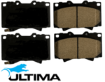 ULTIMA FRONT BRAKE PADS FOR TOYOTA LANDCRUISER FZJ105R FZJ78R FZJ79R HZJ105R 1FZ-FE 1HZ 4.2L 4.5L I6