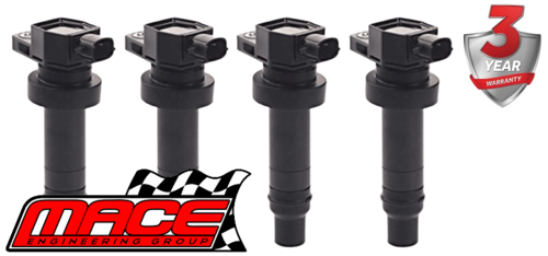 SET OF 4 MACE STANDARD REPLACEMENT IGNITION COILS TO SUIT HYUNDAI I20 PB G4FC G4FA 1.4L 1.6L I4
