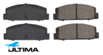 ULTIMA REAR BRAKE PAD SET TO SUIT MAZDA6 GG GY GH L3 L5 LF-DE L3-VDT RF R2T 2.0L 2.2L 2.3L 2.5L I4
