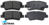 ULTIMA REAR BRAKE PAD SET TO SUIT HYUNDAI TUCSON TL TLE G4FJ TURBO 1.6L I4 ELECTRIC PARK BRAKE