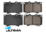ULTIMA FRONT BRAKE PAD SET TO SUIT LEXUS LX470 UZJ100R 2UZ-FE 4.7L V8