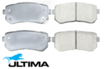 ULTIMA REAR CERAMIC BRAKE PAD SET TO SUIT KIA PICANTO JA G3LC G3LE TURBO 1.0L I3