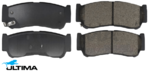 ULTIMA REAR BRAKE PAD SET TO SUIT HYUNDAI SANTA FE SM CM G6BA G6EA G6DB 2.7L 3.3L V6