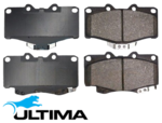 ULTIMA FRONT BRAKE PAD SET TO SUIT TOYOTA 3VZ-E 5VZ-FE 3.0L 3.4L V6
