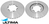 ULTIMA FRONT VENTED DISC BRAKE ROTOR SET TO SUIT FORD COURIER PE PG PH G6 2.6L I4