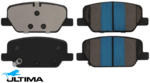 ULTIMA REAR CERAMIC BRAKE PAD SET TO SUIT HYUNDAI SANTA FE TM G6DC 3.5L V6