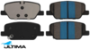 ULTIMA REAR CERAMIC BRAKE PAD SET TO SUIT HYUNDAI SANTA FE TM G6DC 3.5L V6