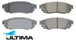 ULTIMA REAR BRAKE PAD SET TO SUIT TOYOTA C-HR ZYX10R NGX10R NGX50R 2ZR-FXE 8NR-FTS TURBO 1.2L 1.8 I4