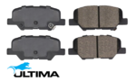 ULTIMA REAR BRAKE PAD SET TO SUIT MAZDA6 GJ PY-VPS PE-VPS SH-VPTS TWIN TURBO DIESEL 2.0L 2.2L 2.5 I4