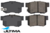 ULTIMA REAR BRAKE PAD SET TO SUIT HONDA J30A4 C32A3 C35A3 C35A5 J30A J30A3 3.0L 3.2L 3.5L V6