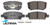 ULTIMA REAR BRAKE PAD SET TO SUIT MITSUBISHI 4G63 4G69 4G64 4G94 4B11 4B12 4G63T TURBO 2.0L 2.4L I4