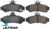 ULTIMA REAR BRAKE PAD SET TO SUIT TOYOTA 2GR-FE 1MZ-FE 3.0L 3.5L V6
