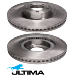 ULTIMA FRONT VENTED DISC BRAKE ROTOR SET TO SUIT MAZDA CX-7 ER L5 2.5L I4 OD 320MM