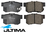 ULTIMA REAR BRAKE PAD SET TO SUIT HONDA C20A C27A J30A1 2.0L 2.7L 3.0L V6