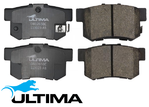 ULTIMA REAR BRAKE PAD SET TO SUIT HONDA ACCORD CG J30A1 3.0L V6