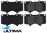 ULTIMA FRONT BRAKE PAD SET TO SUIT MITSUBISHI PAJERO NS NT NW NX 4M41T TURBO DIESEL 3.2L I4