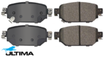 ULTIMA REAR BRAKE PAD SET TO SUIT MAZDA PE-VPS PY-VPS HFY1 2.0L 2.5L I4