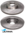 ULTIMA FRONT VENTED DISC BRAKE ROTOR SET TO SUIT NISSAN PATHFINDER R52 VQ35DE 3.5L V6