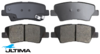 ULTIMA REAR BRAKE PAD SET TO SUIT HYUNDAI SONATA NF G6DB 3.3L V6