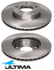 ULTIMA FRONT VENTED DISC BRAKE ROTOR SET TO SUIT MAZDA TRIBUTE CU EP YU YF 2.0L I4 4WD ONLY