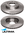 ULTIMA FRONT VENTED DISC BRAKE ROTOR SET TO SUIT MAZDA TRIBUTE CU L3 2.3L I4 TILL 12/2005