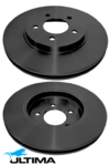 ULTIMA FRONT VENTED DISC BRAKE ROTOR SET TO SUIT FORD ESCAPE EP BA ZA ZB ZC AJ 3.0L V6 OD 303MM