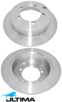 Go to product ULTIMA REAR SOLID DISC BRAKE ROTOR SET TO SUIT MITSUBISHI OUTLANDER ZE ZF 4G64 4G69 2.4L I4