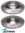 ULTIMA FRONT VENTED DISC BRAKE ROTOR SET TO SUIT KIA MAGENTIS MG G6EA 2.7L V6